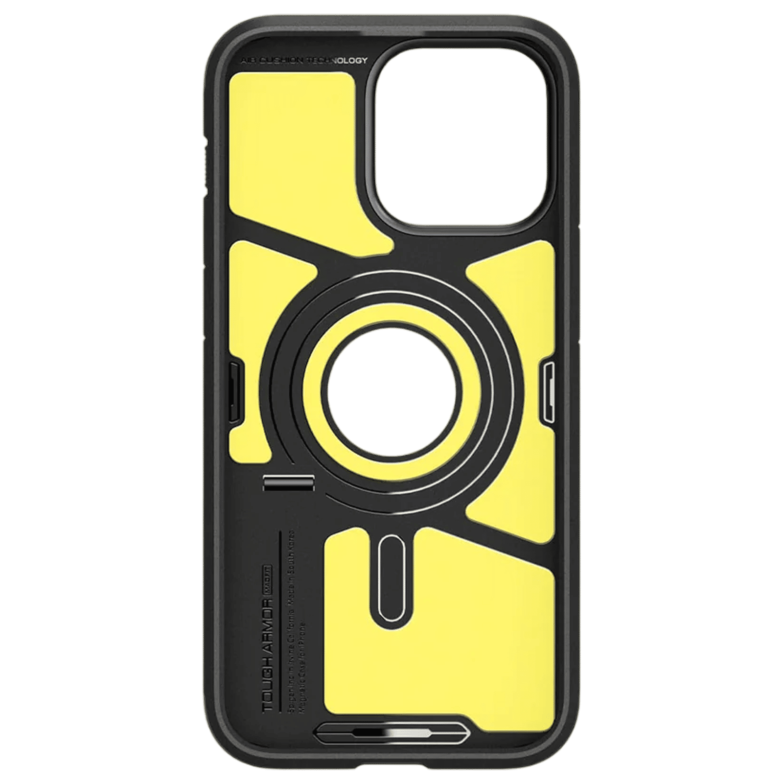 spigen Tough Armor Hard TPU Back Cover for Apple iPhone 15 Pro (Military Grade, Black)_4