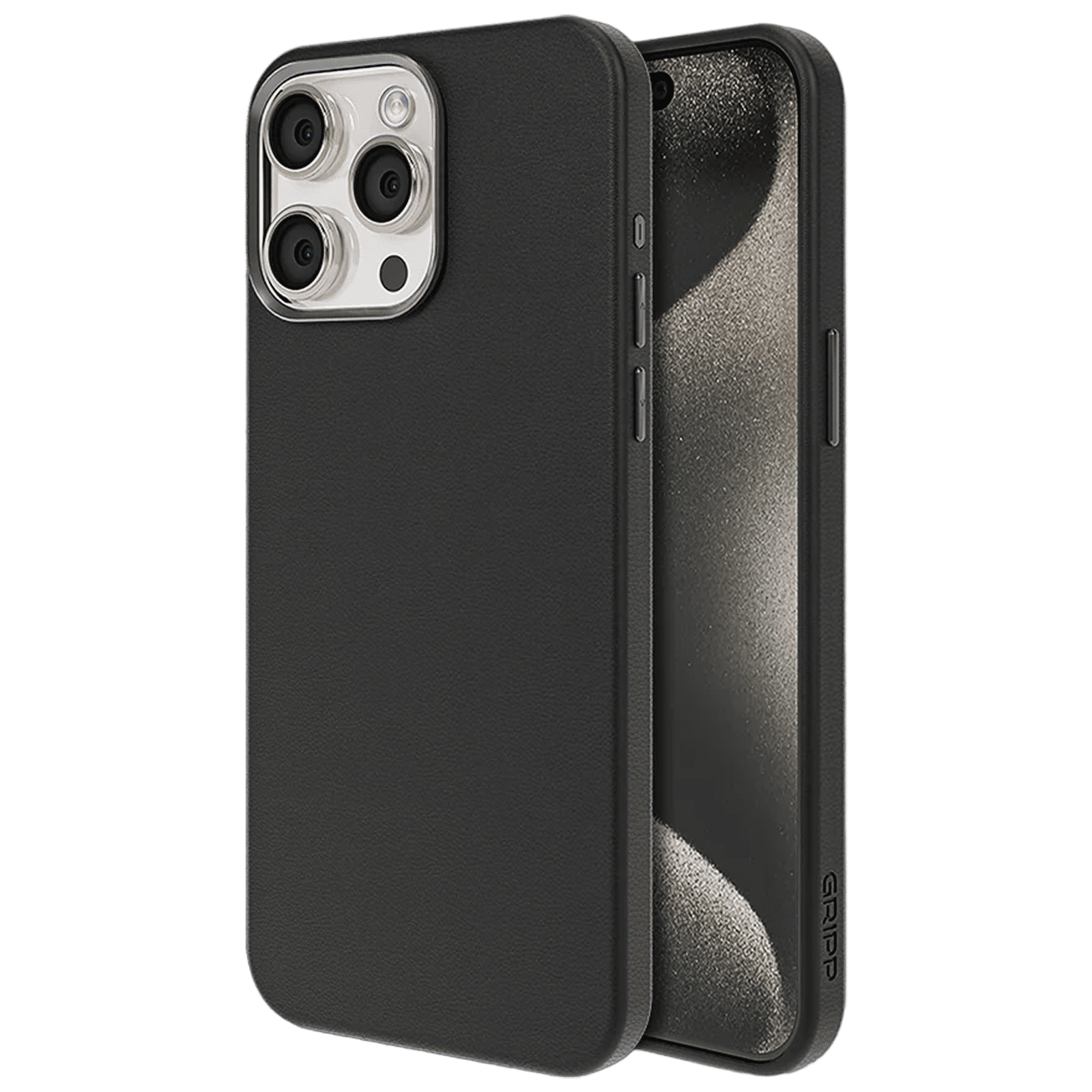 GRIPP Heritage Xtreme TPU Back Cover for Apple iPhone 15 Pro Max (5ft Drop Tested, Black) GRIPP Heritage Xtreme TPU Back Cover for Apple iPhone 15 Pro Max (5ft Drop Tested, Black)_1