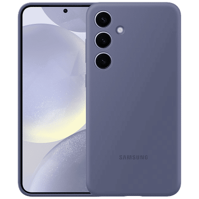 SAMSUNG Silicone Back Case for SAMSUNG Galaxy S24+ (Silky-smooth Touch, Violet)