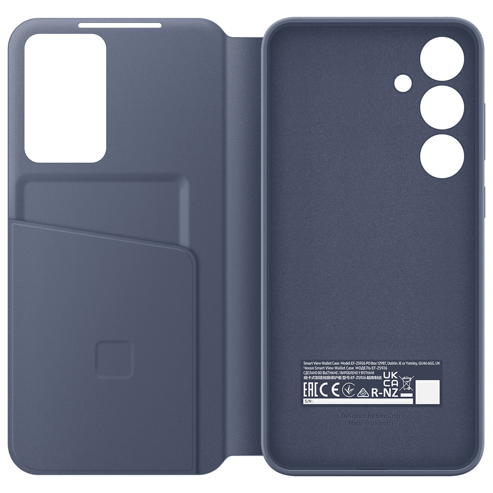 SAMSUNG Flip Cover for SAMSUNG Galaxy S24 (Handy Hidden Pocket, Violet)_4