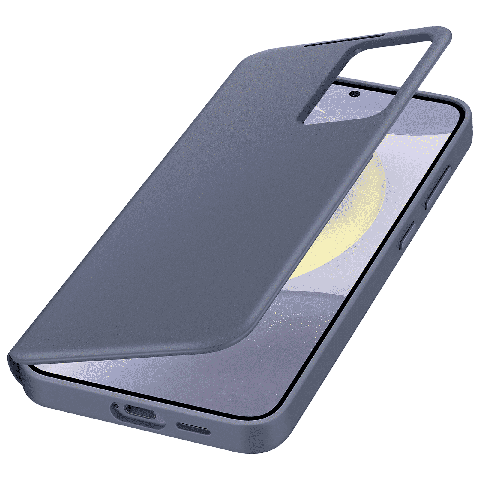 SAMSUNG Flip Cover for SAMSUNG Galaxy S24 (Handy Hidden Pocket, Violet)_6