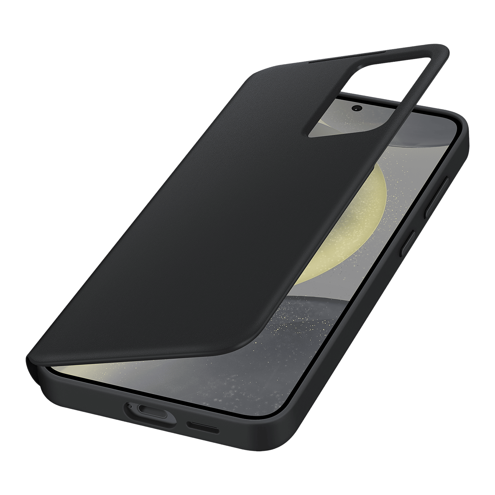 SAMSUNG Flip Cover for SAMSUNG Galaxy S24 (Handy Hidden Pocket, Black)_6