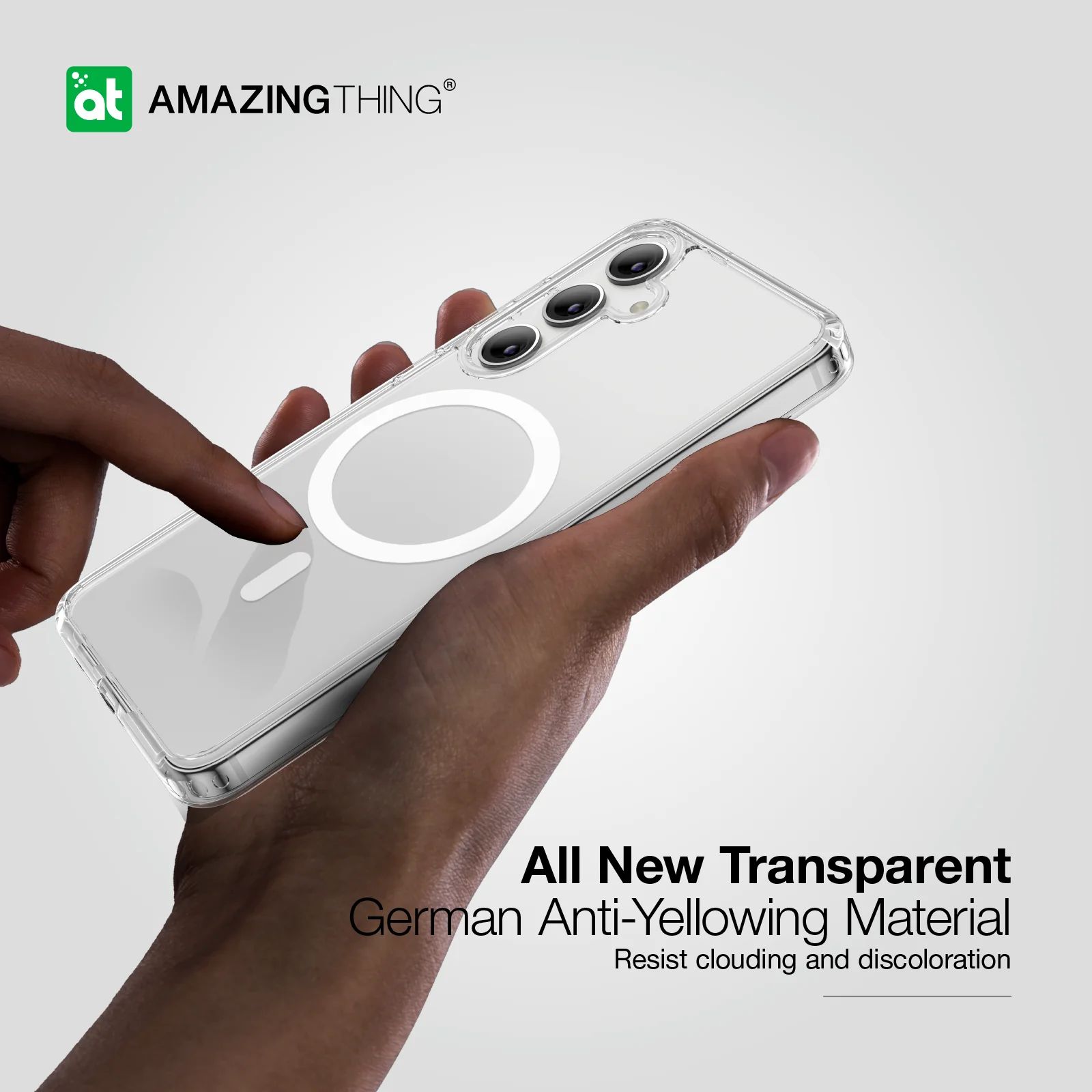 AMAZINGTHING Minimal Mag Polycarbonate Back Cover for SAMSUNG Galaxy S24 (DefendEdge Camera Protection, Clear) AMAZINGTHING Minimal Mag Polycarbonate Back Cover for SAMSUNG Galaxy S24 (DefendEdge Camera Protection, Clear)_6