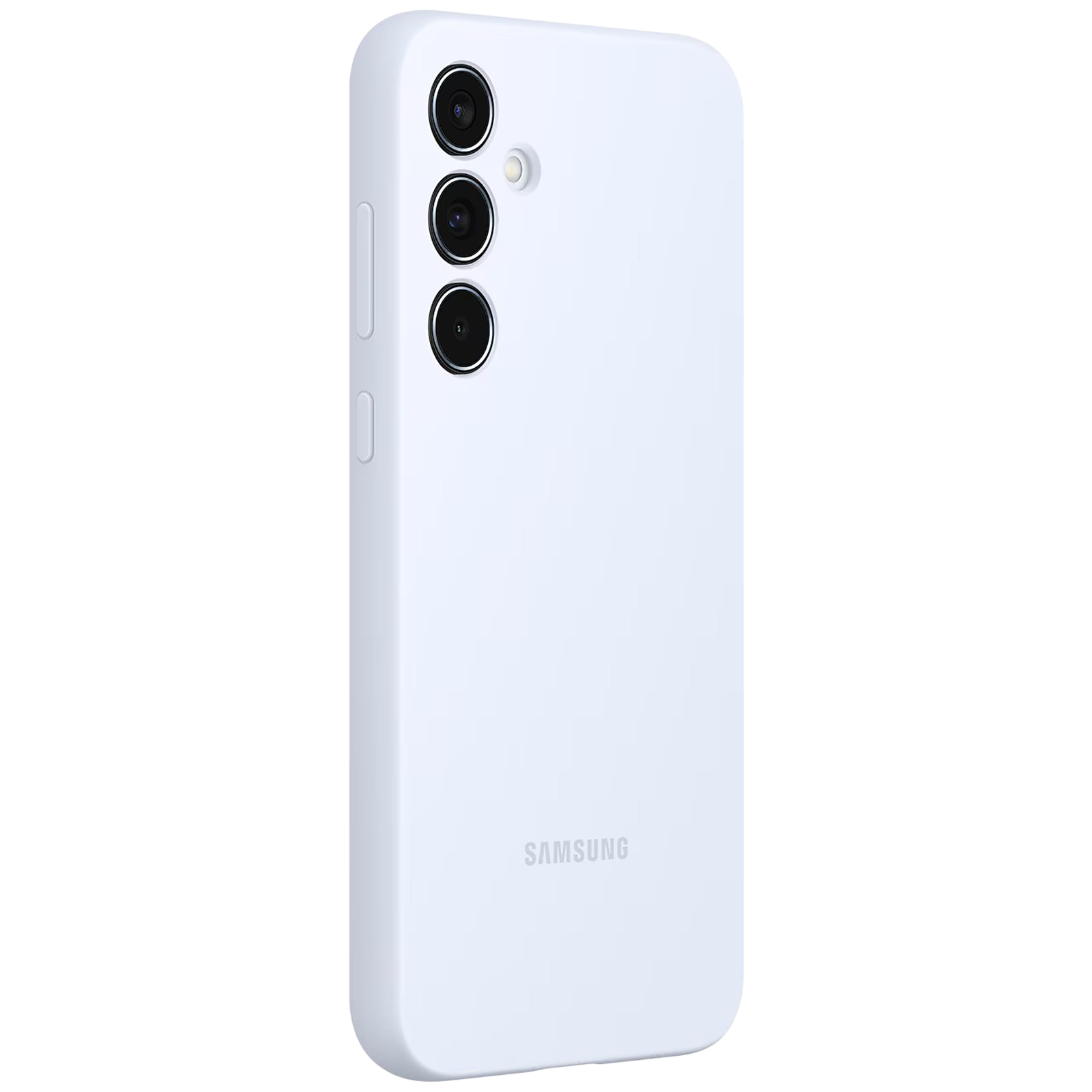 SAMSUNG Soft Silicone Back Cover for SAMSUNG Galaxy A35 5G (Scratch Protection, Light Blue)_3