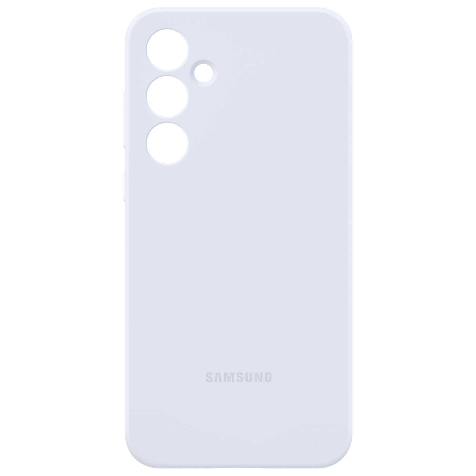SAMSUNG Silicone Back Cover for SAMSUNG Galaxy A55 5G (Scratch Protection, Light Blue)_3