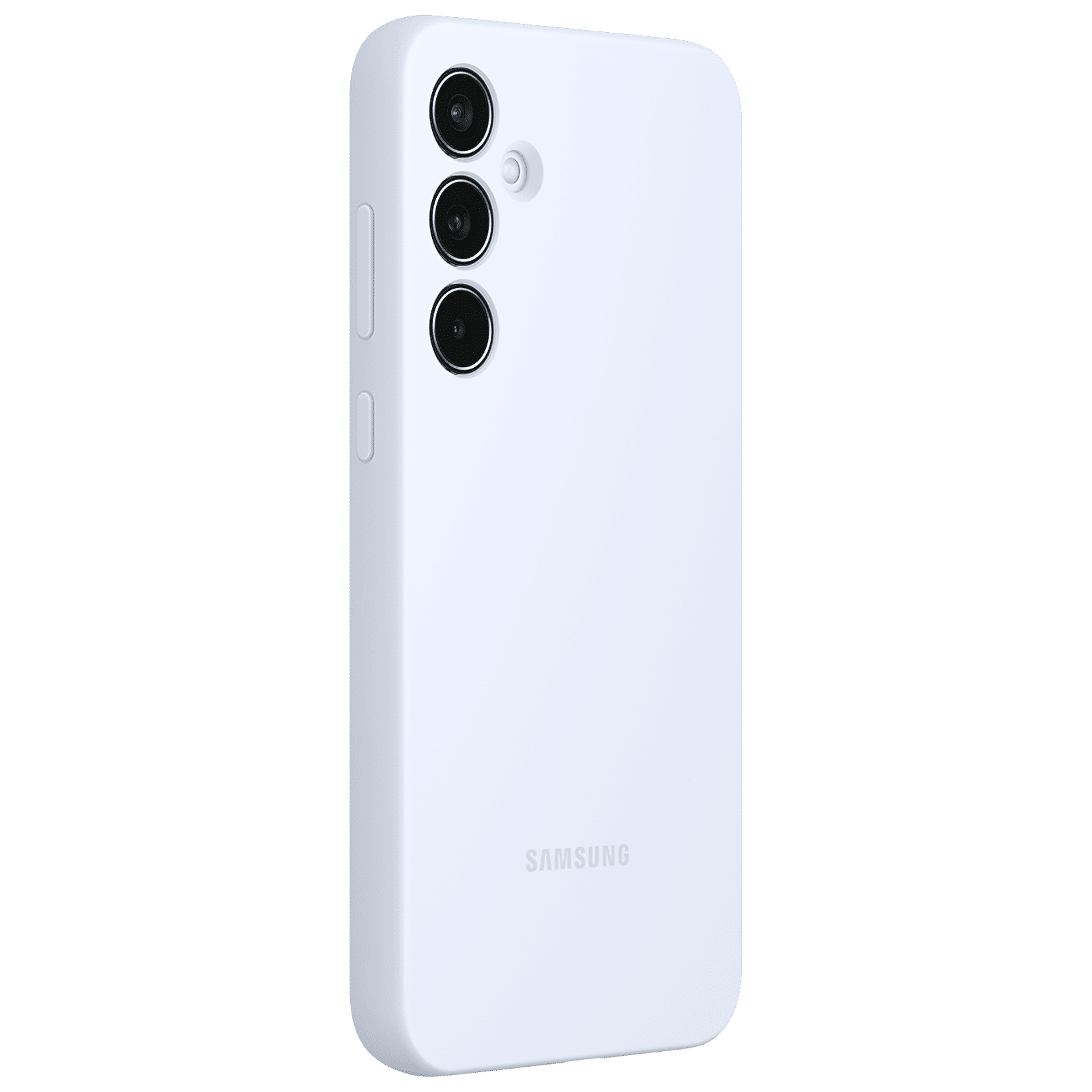 SAMSUNG Silicone Back Cover for SAMSUNG Galaxy A55 5G (Scratch Protection, Light Blue)_4