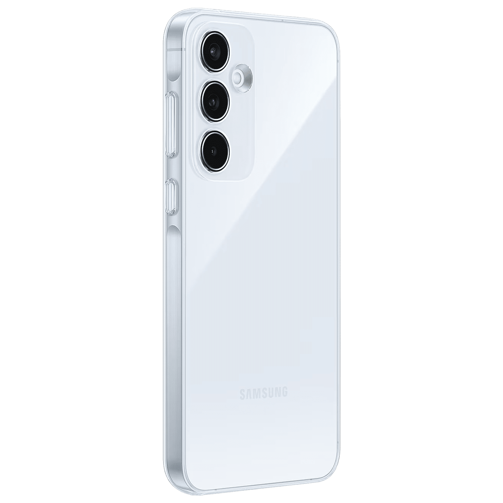 SAMSUNG Polycarbonate & Silicone Flip Cover for SAMSUNG Galaxy A55 5G (Crystal Clear Finish, Transparent) SAMSUNG Polycarbonate & Silicone Flip Cover for SAMSUNG Galaxy A55 5G (Crystal Clear Finish, Transparent)_3