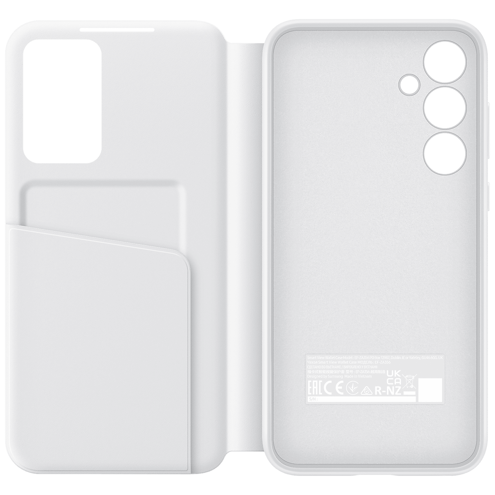 SAMSUNG Polyurethane Flip Cover for SAMSUNG Galaxy A35 5G (Small Smart Screen View, White) SAMSUNG Polyurethane Flip Cover for SAMSUNG Galaxy A35 5G (Small Smart Screen View, White)_3