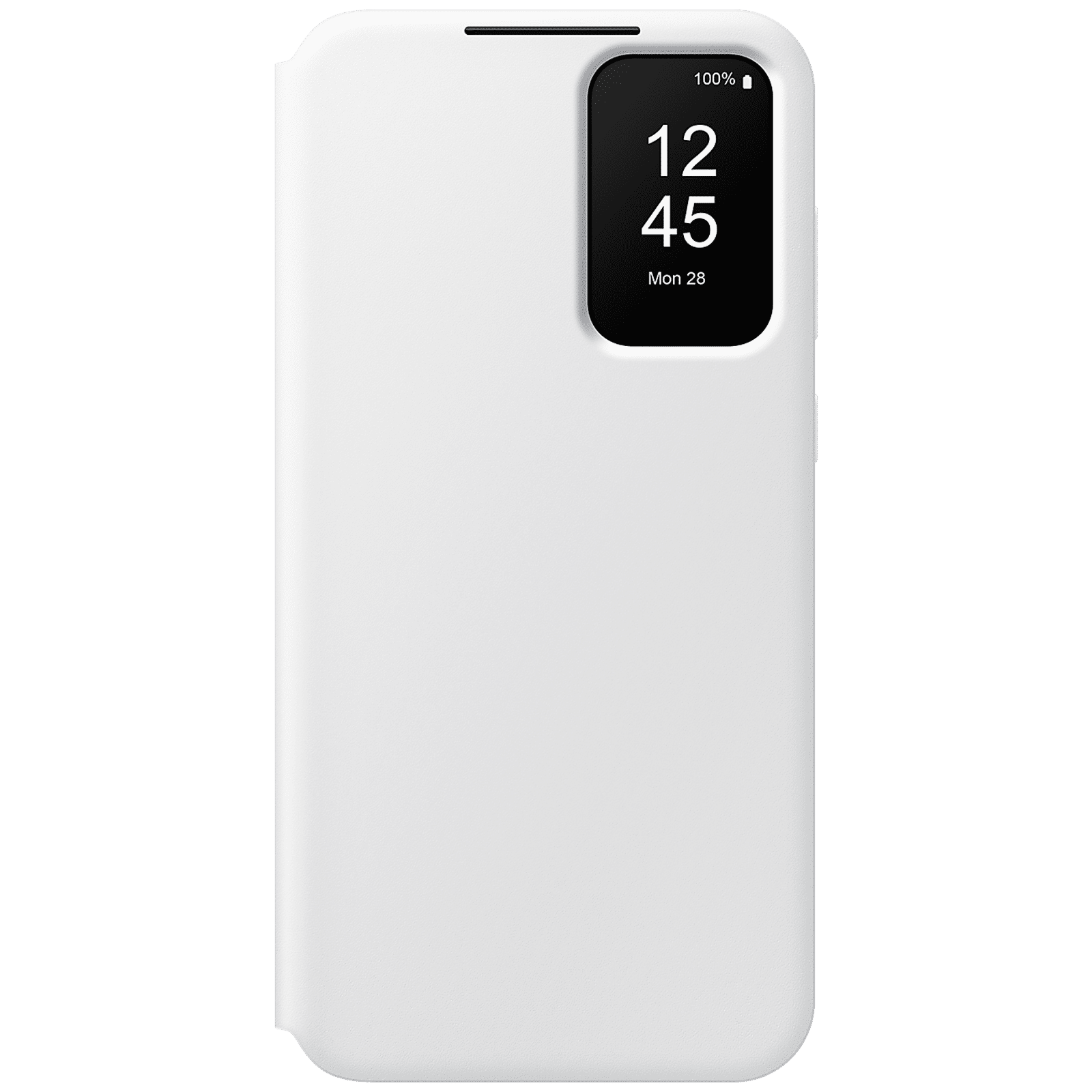 SAMSUNG Polyurethane Flip Cover for SAMSUNG Galaxy A35 5G (Small Smart Screen View, White) SAMSUNG Polyurethane Flip Cover for SAMSUNG Galaxy A35 5G (Small Smart Screen View, White)_1