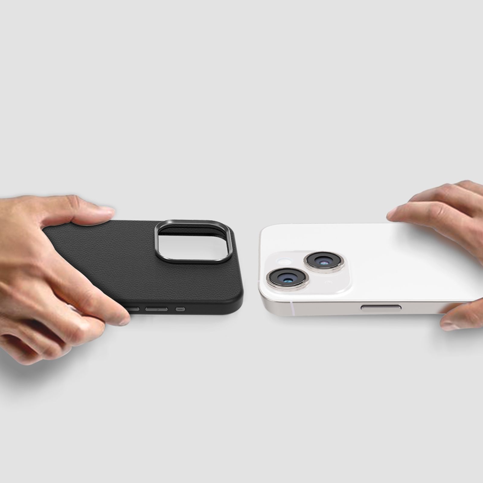 Croma Hard Leather Back Cover for Apple iPhone 15 Plus (MagSafe Compatible, Black) Croma Hard Leather Back Cover for Apple iPhone 15 Plus (MagSafe Compatible, Black)_10