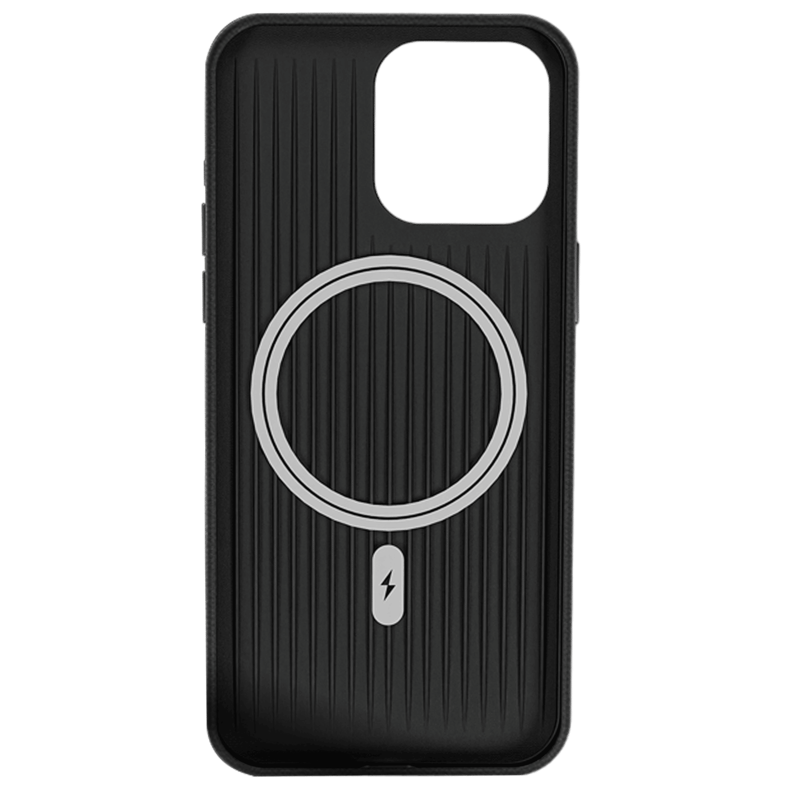 Croma Hard Leather Back Cover for Apple iPhone 15 Plus (MagSafe Compatible, Black) Croma Hard Leather Back Cover for Apple iPhone 15 Plus (MagSafe Compatible, Black)_5