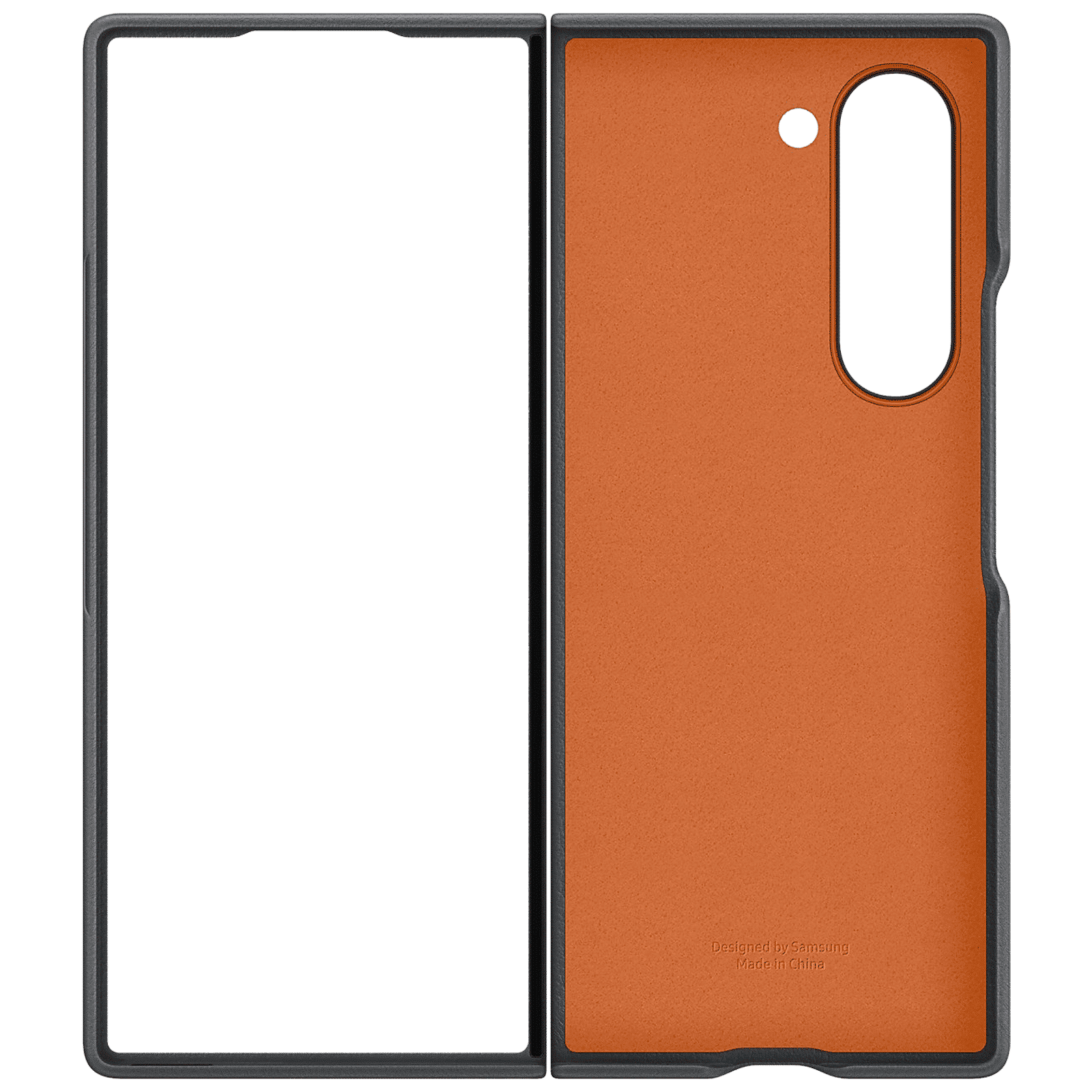 SAMSUNG Soft Back Cover for SAMSUNG Galaxy Z Fold 6 (Kindsuit, Gray)_4