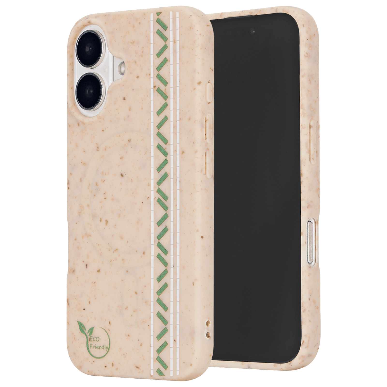 Croma Eco Back Cover for Apple iPhone 16 Plus (Magsafe Compatible, Beige) Croma Eco Back Cover for Apple iPhone 16 Plus (Magsafe Compatible, Beige)_1
