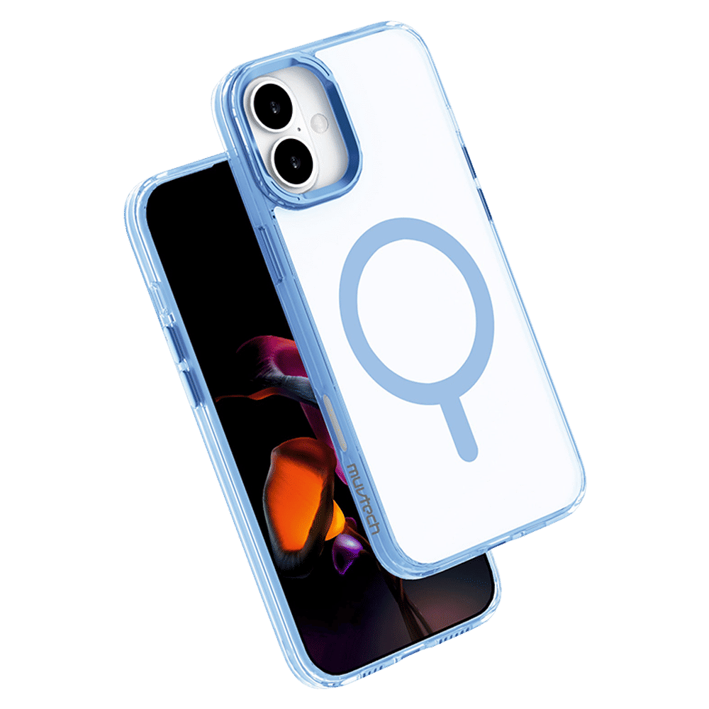 Muvtech Plyo SNAP Series TPU & Polycarbonate Back Cover for Apple iPhone 16 Plus (Wireless Charging Compatible, Black) Muvtech Plyo SNAP Series TPU & Polycarbonate Back Cover for Apple iPhone 16 Plus (Wireless Charging Compatible, Black)_4