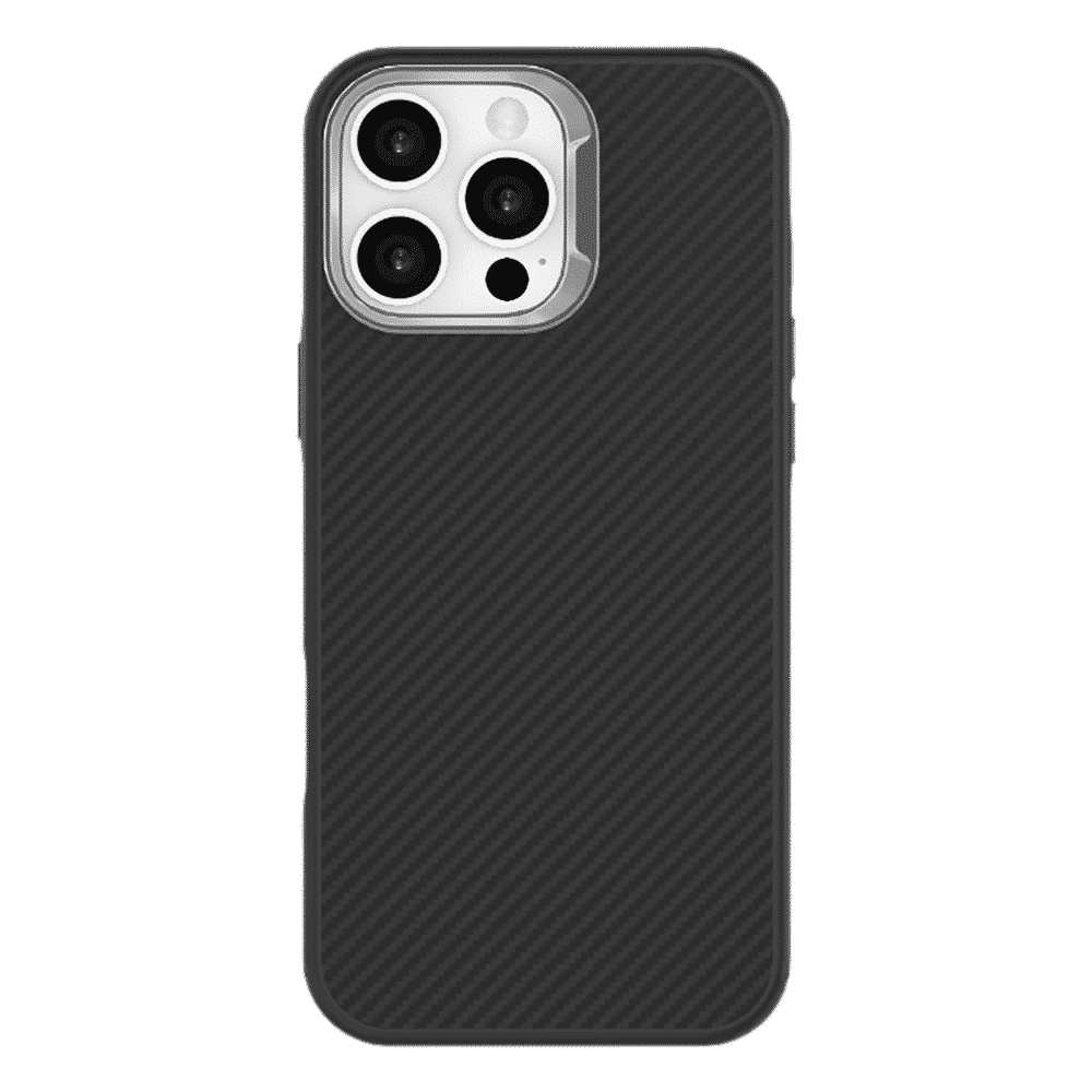 Muvtech CABO Snap Carbon Fiber Back Cover for Apple iPhone 16 Pro (Wireless Charging Compatible, Black) Muvtech CABO Snap Carbon Fiber Back Cover for Apple iPhone 16 Pro (Wireless Charging Compatible, Black)_3