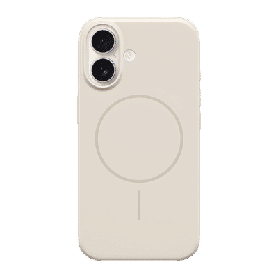 Apple Beats Hard TPU & Polycarbonate Back Cover for Apple iPhone 16 (MagSafe Compatible, Summit Stone)
