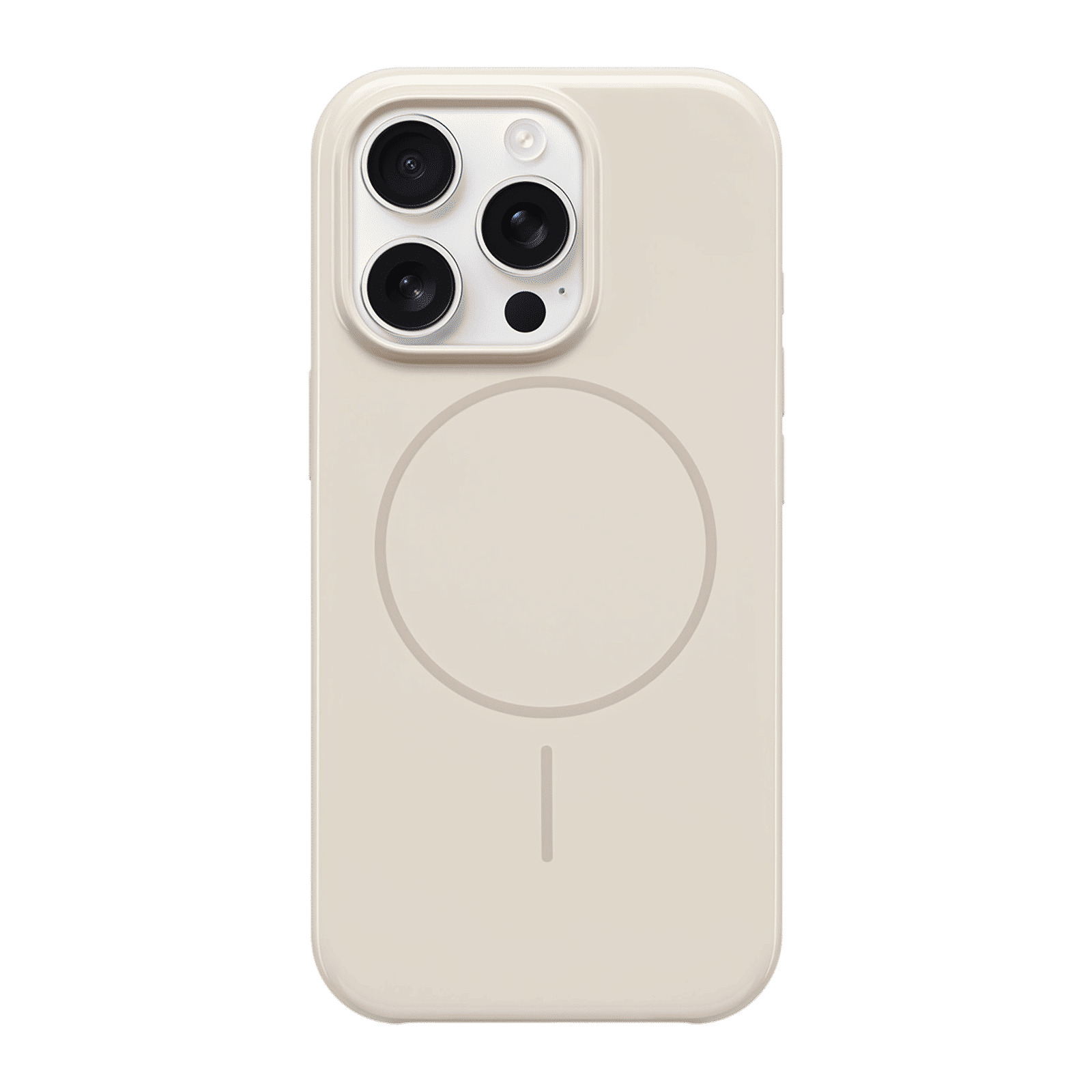 Apple Beats Hard TPU & Polycarbonate Back Cover for Apple iPhone 16 Pro (MagSafe Compatible, Summit Stone)_1