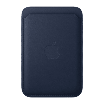 Apple FineWoven Wallet for Apple iPhone 16, 16 Plus, 16 Pro, 16 Pro Max, 15, 15 Plus, 15 Pro, 15 Pro Max, 14, 14 Plus, 14 Pro, 14 Pro Max, 13 Mini, 13, 13 Pro, 13 Pro Max, 12 Mini, 12, 12 Pro, 12 Pro Max (MagSafe Compatible, Deep Blue)