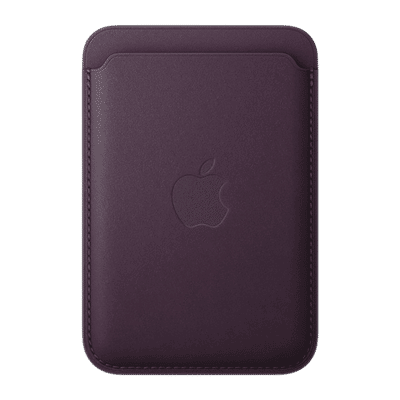 Apple FineWoven Wallet for Apple iPhone 16, 16 Plus, 16 Pro, 16 Pro Max, 15, 15 Plus, 15 Pro, 15 Pro Max, 14, 14 Plus, 14 Pro, 14 Pro Max, 13 Mini, 13, 13 Pro, 13 Pro Max, 12 Mini, 12, 12 Pro, 12 Pro Max (MagSafe Compatible, Blackberry)
