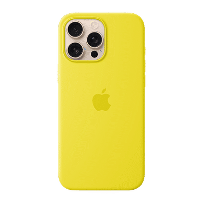 Apple Soft Silicone Back Cover for Apple iPhone 16 Pro Max (MagSafe Charging Support, Star Fruit)