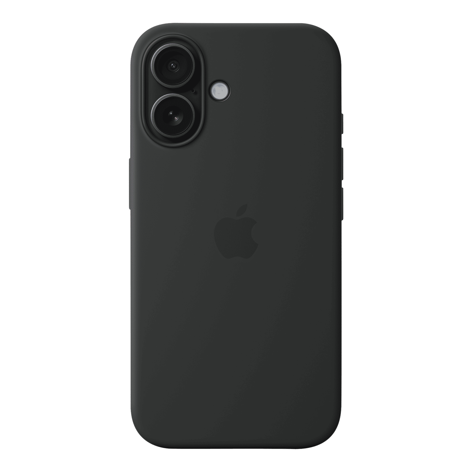 Apple Soft Silicone Back Cover for Apple iPhone 16 (MagSafe Charging Support, Black)_5