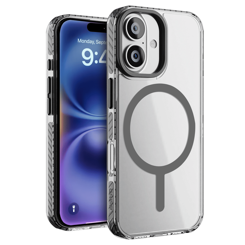 GRIPP Combat Hard TPU & Polycarbonate Back Cover for Apple iPhone 16 Plus (MagSafe Compatible, Grey) GRIPP Combat Hard TPU & Polycarbonate Back Cover for Apple iPhone 16 Plus (MagSafe Compatible, Grey)_1