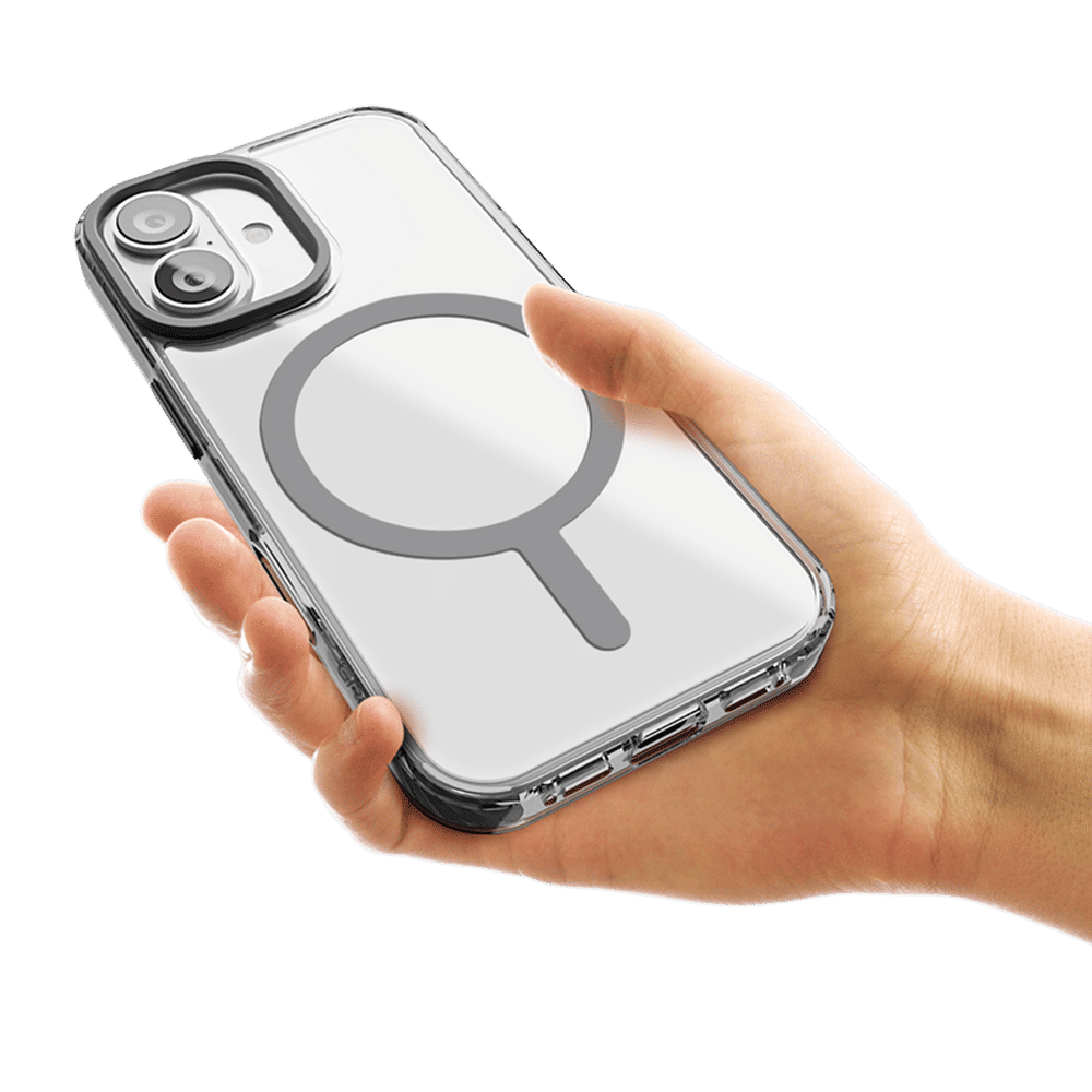 GRIPP Combat Hard TPU & Polycarbonate Back Cover for Apple iPhone 16 Plus (MagSafe Compatible, Grey) GRIPP Combat Hard TPU & Polycarbonate Back Cover for Apple iPhone 16 Plus (MagSafe Compatible, Grey)_6