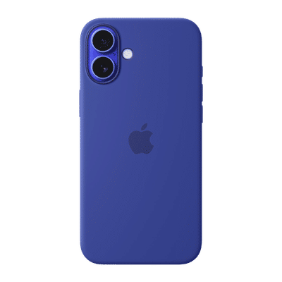 Apple Soft Silicone Back Cover for Apple iPhone 16 Plus (MagSafe Charging Support, Ultramarine)