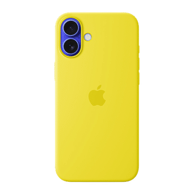 Apple Soft Silicone Back Cover for Apple iPhone 16 Plus (MagSafe Charging Support, Star Fruit)