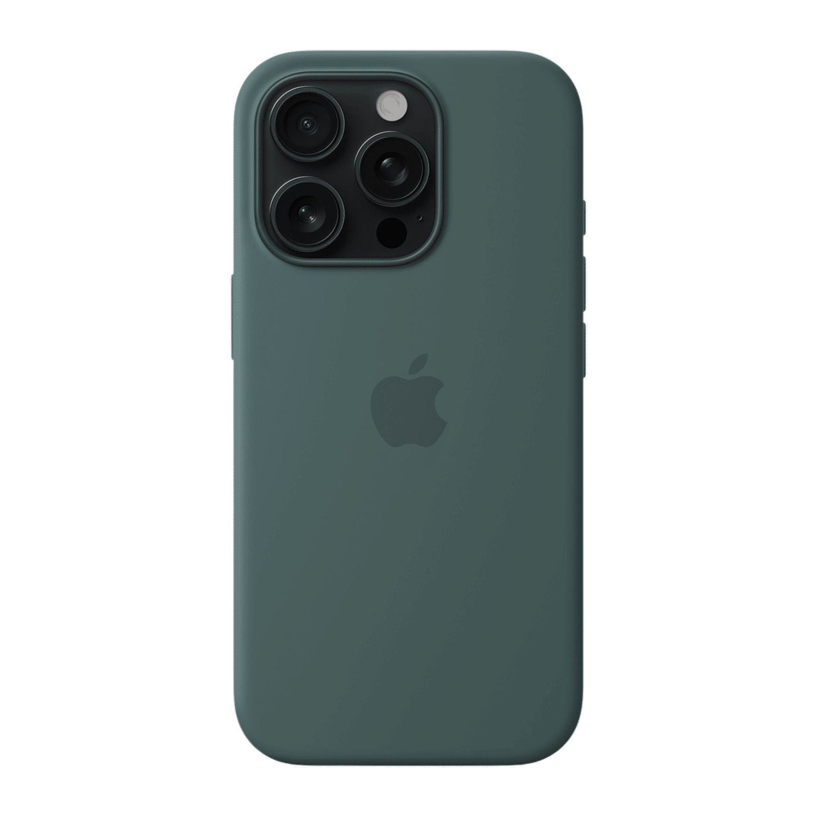 Apple Soft Silicone Back Cover for Apple iPhone 16 Pro (MagSafe Charging Support, Lake Green)_4