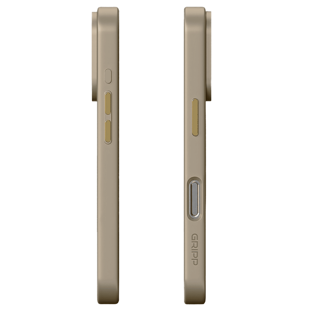 GRIPP Clarion Hard & Soft TPU & Polycarbonate Back Cover for Apple iPhone 16 Pro (MagSafe Compatible, Gold) GRIPP Clarion Hard & Soft TPU & Polycarbonate Back Cover for Apple iPhone 16 Pro (MagSafe Compatible, Gold)_3