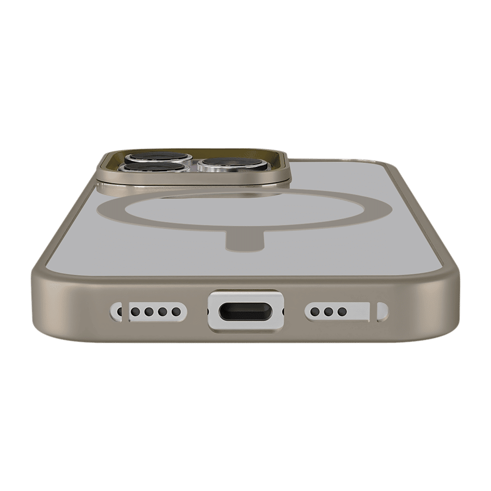 GRIPP Clarion Hard & Soft TPU & Polycarbonate Back Cover for Apple iPhone 16 Pro (MagSafe Compatible, Gold) GRIPP Clarion Hard & Soft TPU & Polycarbonate Back Cover for Apple iPhone 16 Pro (MagSafe Compatible, Gold)_5