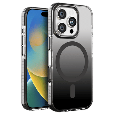 GRIPP Dusk TPU & Polycarbonate Back Cover for Apple iPhone 16 Pro (MagSafe Compatible, Black)
