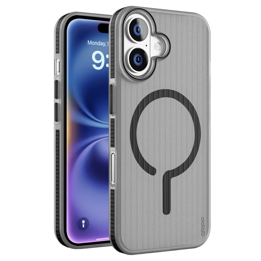 GRIPP Slimfit TPU Back Cover for Apple iPhone 16 (MagSafe Charging Support, Black) GRIPP Slimfit TPU Back Cover for Apple iPhone 16 (MagSafe Charging Support, Black)_1