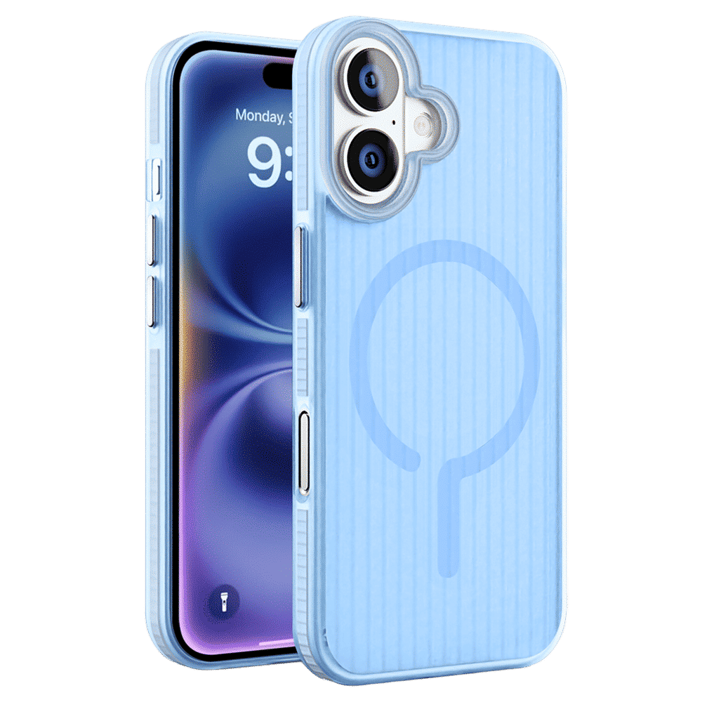 GRIPP Slimfit TPU Back Cover for Apple iPhone 16 (MagSafe Charging Support, Blue) GRIPP Slimfit TPU Back Cover for Apple iPhone 16 (MagSafe Charging Support, Blue)_1