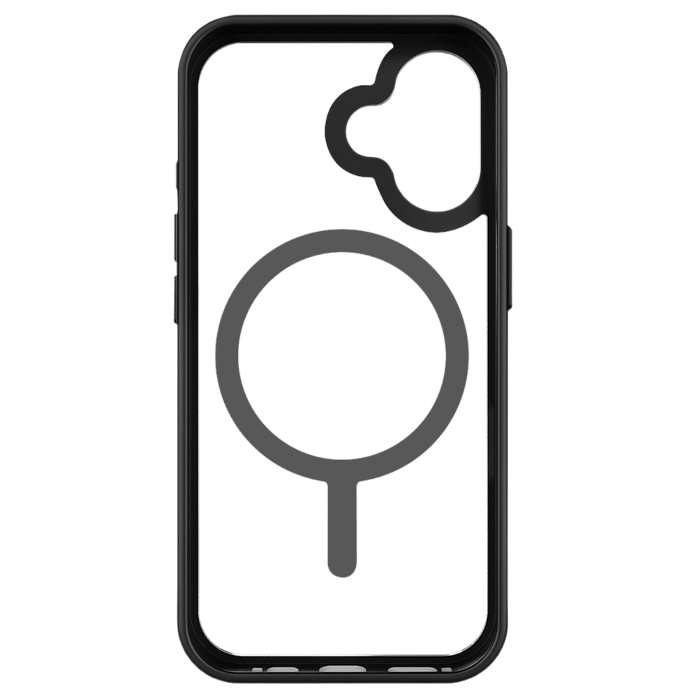 GRIPP Clarion Hard & Soft TPU & Polycarbonate Back Cover for Apple iPhone 16 Plus (MagSafe Compatible, Black)_4