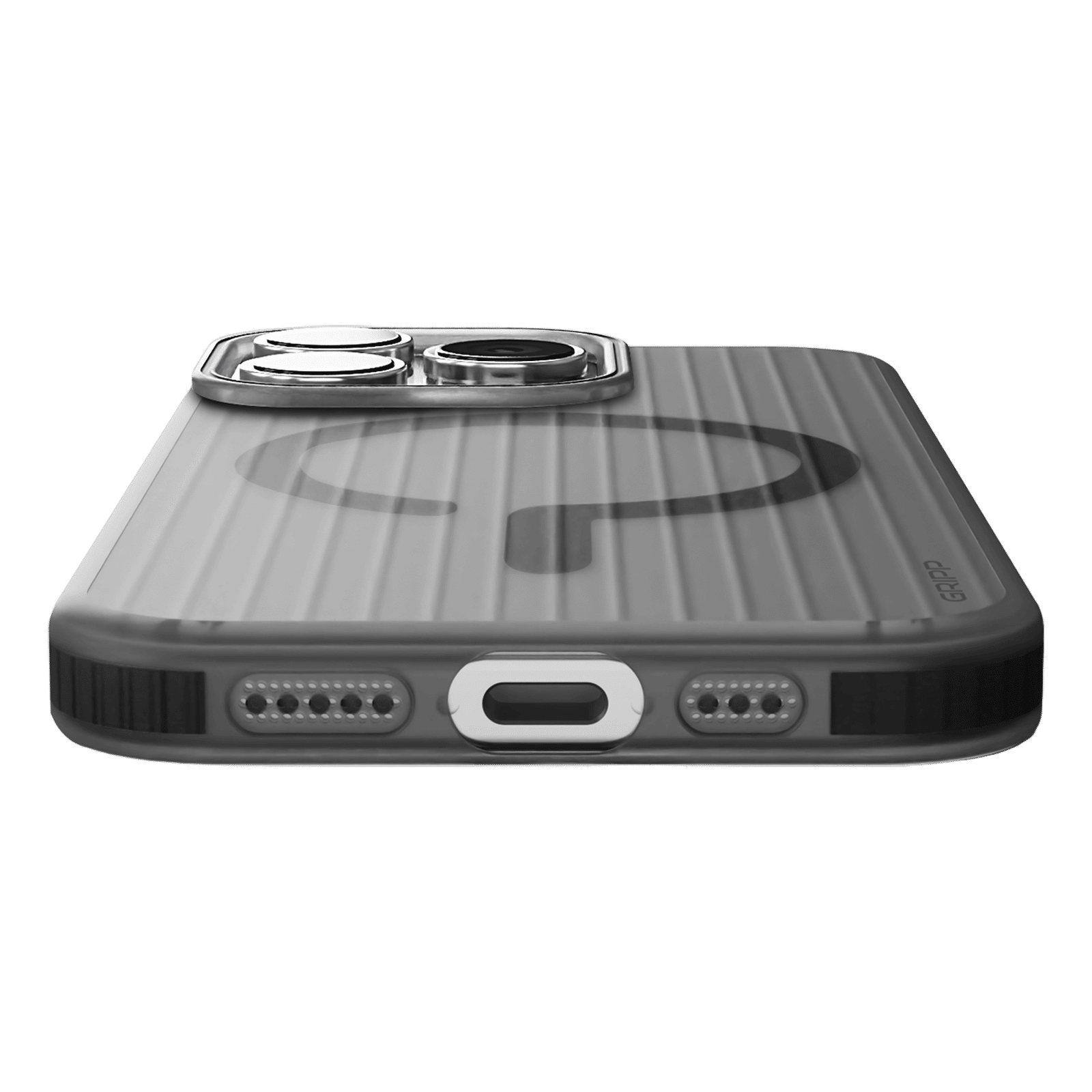 GRIPP Slimfit TPU Back Cover for Apple iPhone 16 Pro Max (MagSafe Compatible, Black)_5