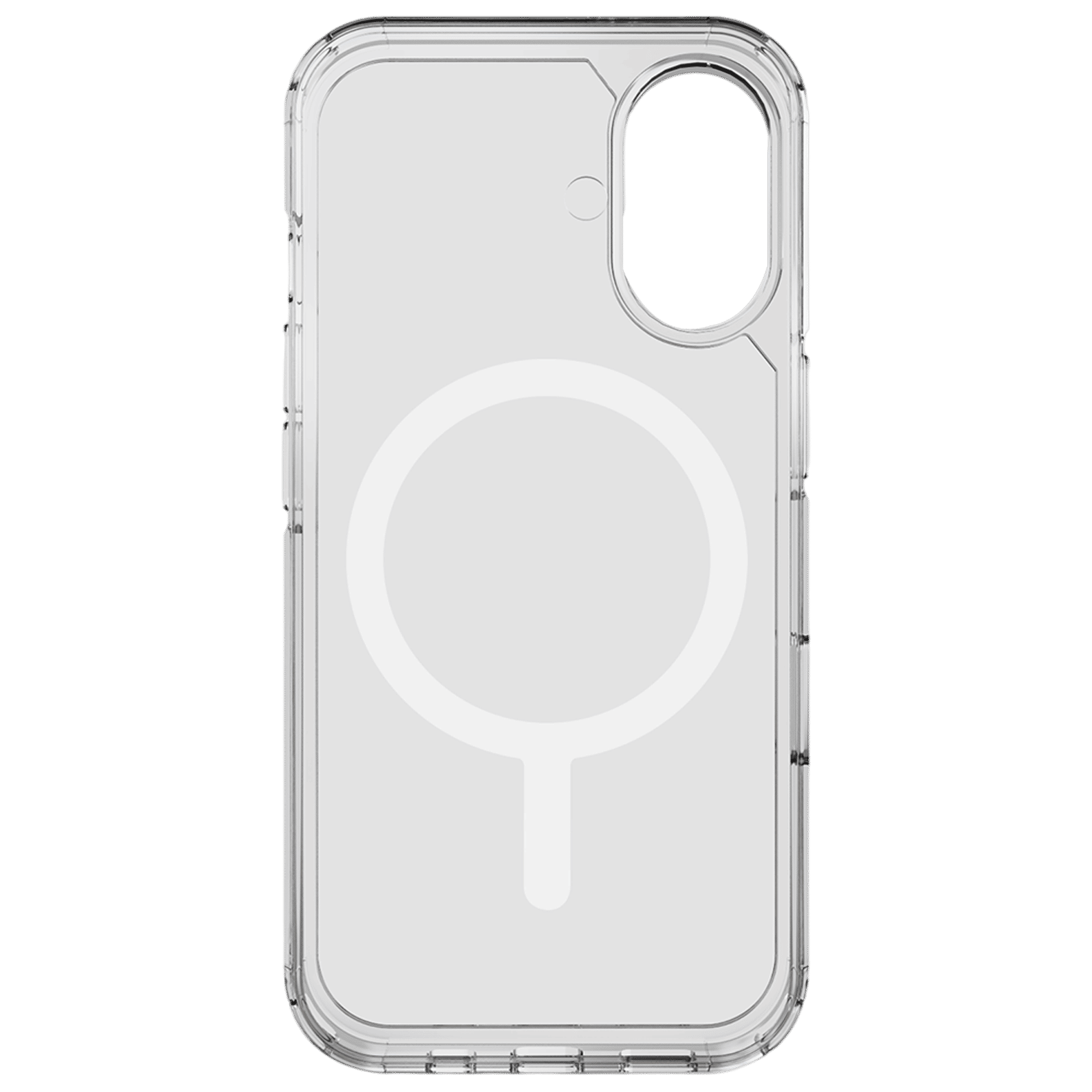 Croma Tempered Glass & TPU Back Cover Combo for Apple iPhone 16 (MagSafe Compatible, Transparent)_5