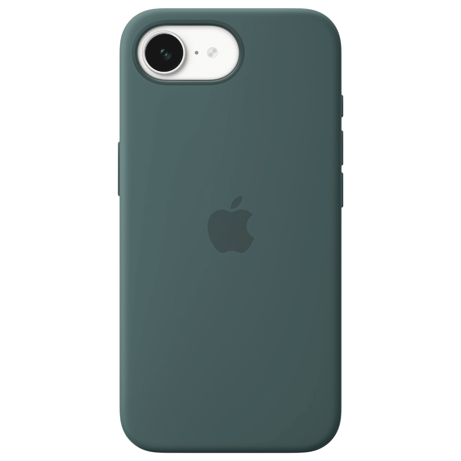 Apple MD3X4ZM/A Soft Silicon Back Cover for iPhone 16e (Soft Microfiber Lining, Lake Green)_1