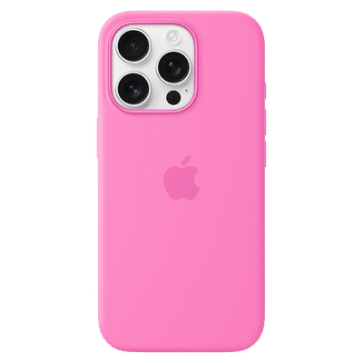 Apple Soft Silicone Back Cover Apple iPhone 16 Pro (MagSafe Charging Support, Peony)