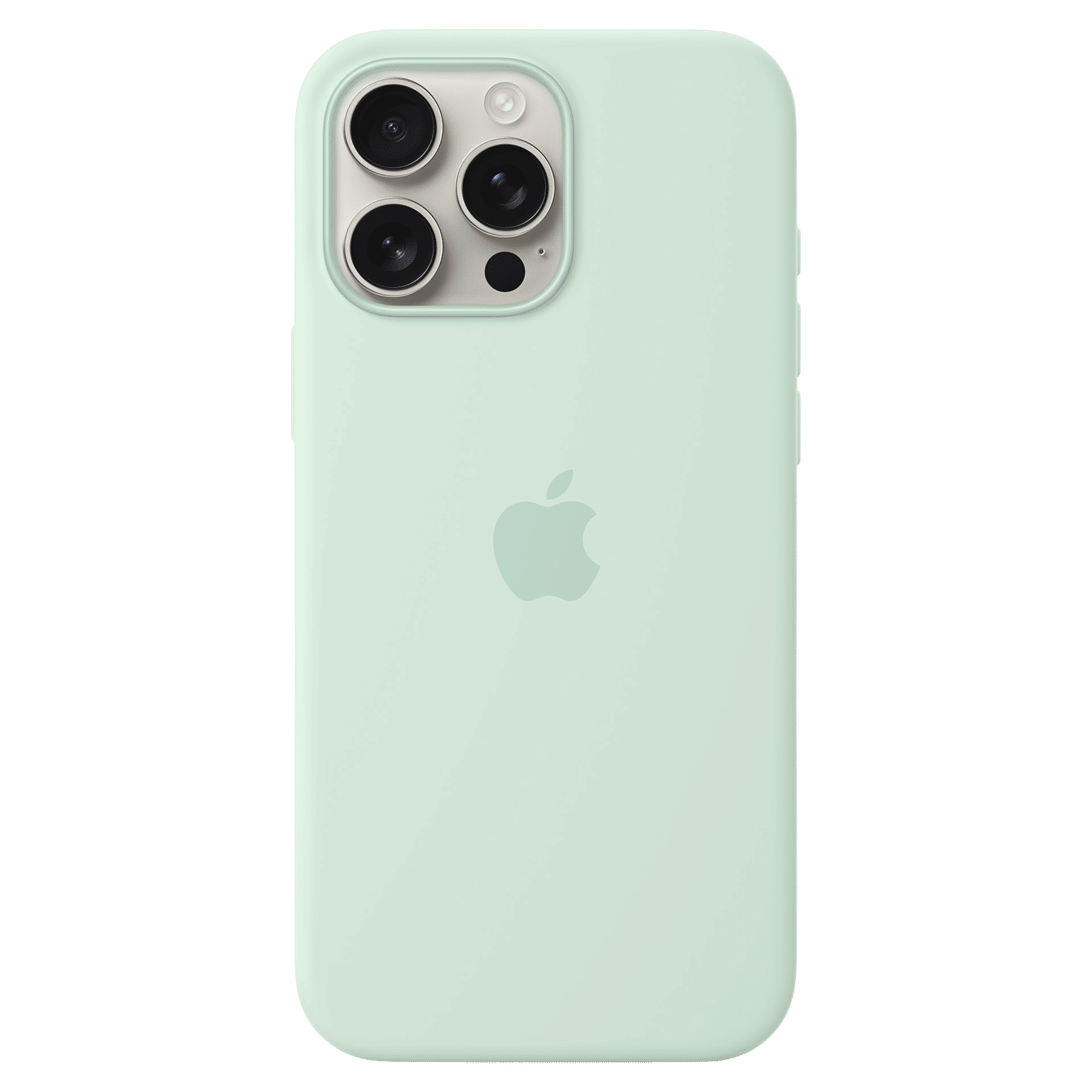 Apple MDGY4ZM/A Soft Silicone Back Cover for Apple iPhone 16 Pro Max (MagSafe Compatible, Aquamarine)_3