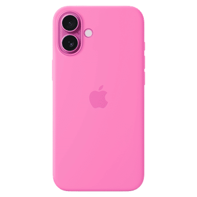 Apple Soft Silicone Back Cover Apple iPhone 16 Plus (MagSafe Charging Support, Peony)