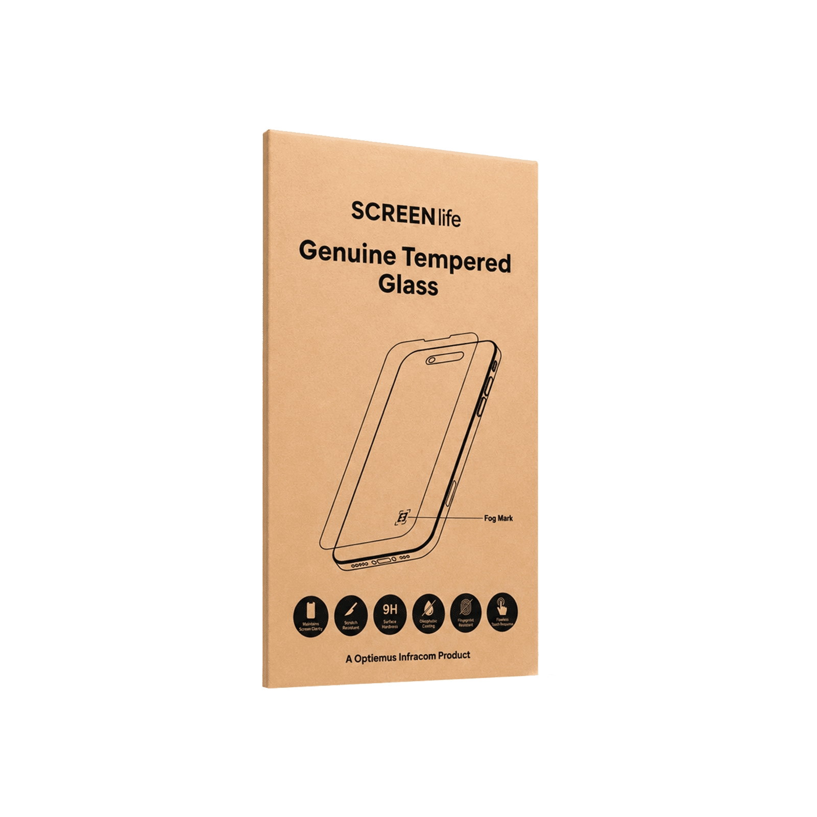SCREEN life Tempered Glass for oppo Reno15 Pro Mini (Fingerprint Resistant) SCREEN life Tempered Glass for oppo Reno15 Pro Mini (Fingerprint Resistant)_1