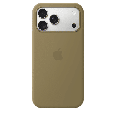 Apple Soft Silicone Back Cover for Apple iPhone 18 Pro Max (MagSafe Compatible, Olive)
