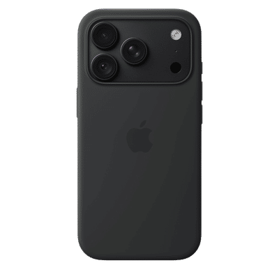 Apple Soft Silicone Back Cover for Apple iPhone 18 Pro (MagSafe Compatible, Black)