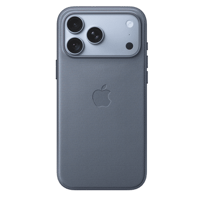 Apple Hard TPU & Recycled Polyester Back Cover for Apple iPhone 18 Pro Max (MagSafe Compatible, Chambray Blue)