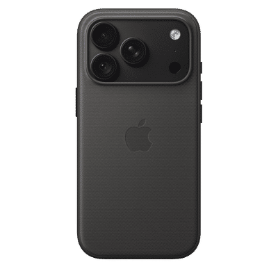 Apple Hard TPU & Recycled Polyester Back Cover for Apple iPhone 18 Pro (MagSafe Compatible, Black)
