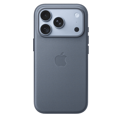 Apple Hard TPU & Recycled Polyester Back Cover for Apple iPhone 18 Pro (MagSafe Compatible, Chambray Blue)