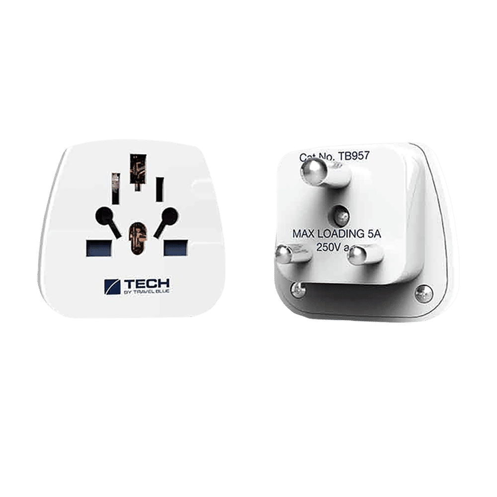 TRAVEL BLUE Tourist Wall Charging Adapterr (957, White) TRAVEL BLUE Tourist Wall Charging Adapterr (957, White)_6