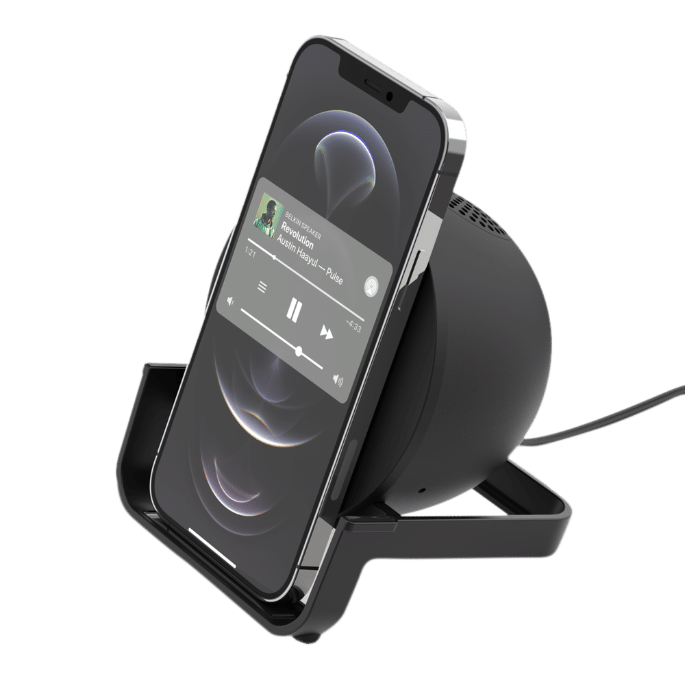 belkin AUF001zbBK 10W Wireless Charger for iPhone and Android (Versatile Stand, Black)_1